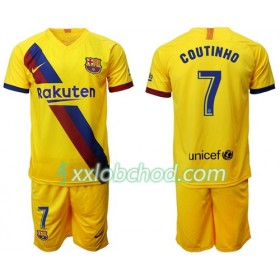Fotbalové dresy FC Barcelona Philippe Coutinho 7 Dětské Venkovní Dres 2019/20 Krátký Rukáv